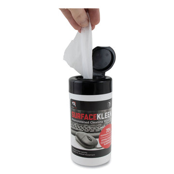 Read Right® Surfacekleen Premoistened Alcohol Cleaning Wipes, 6.38 X 5.4, Tub, 75-pack freeshipping - TVN Wholesale